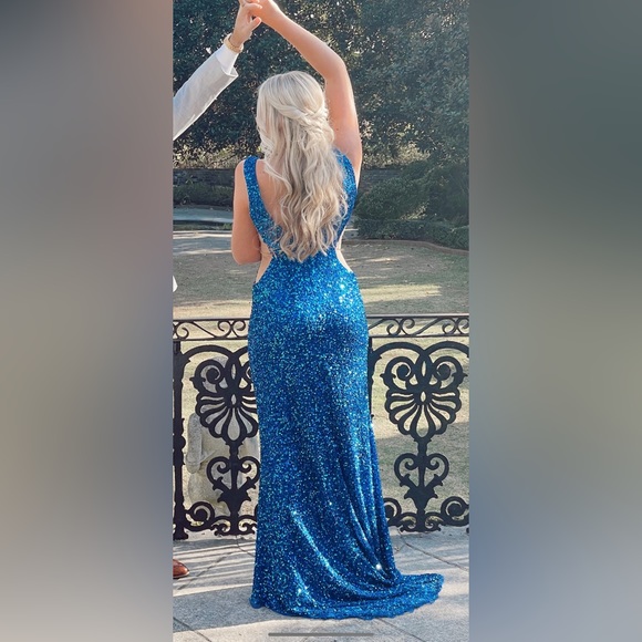 Blue Prom Dress - Picture 1 of 2